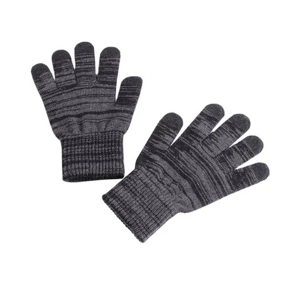Аутт дешевые рукавицы для сенсорного экрана унисекс Стрейчевые вязаные рукавицы с пальцами акриловые варежки из шерсти