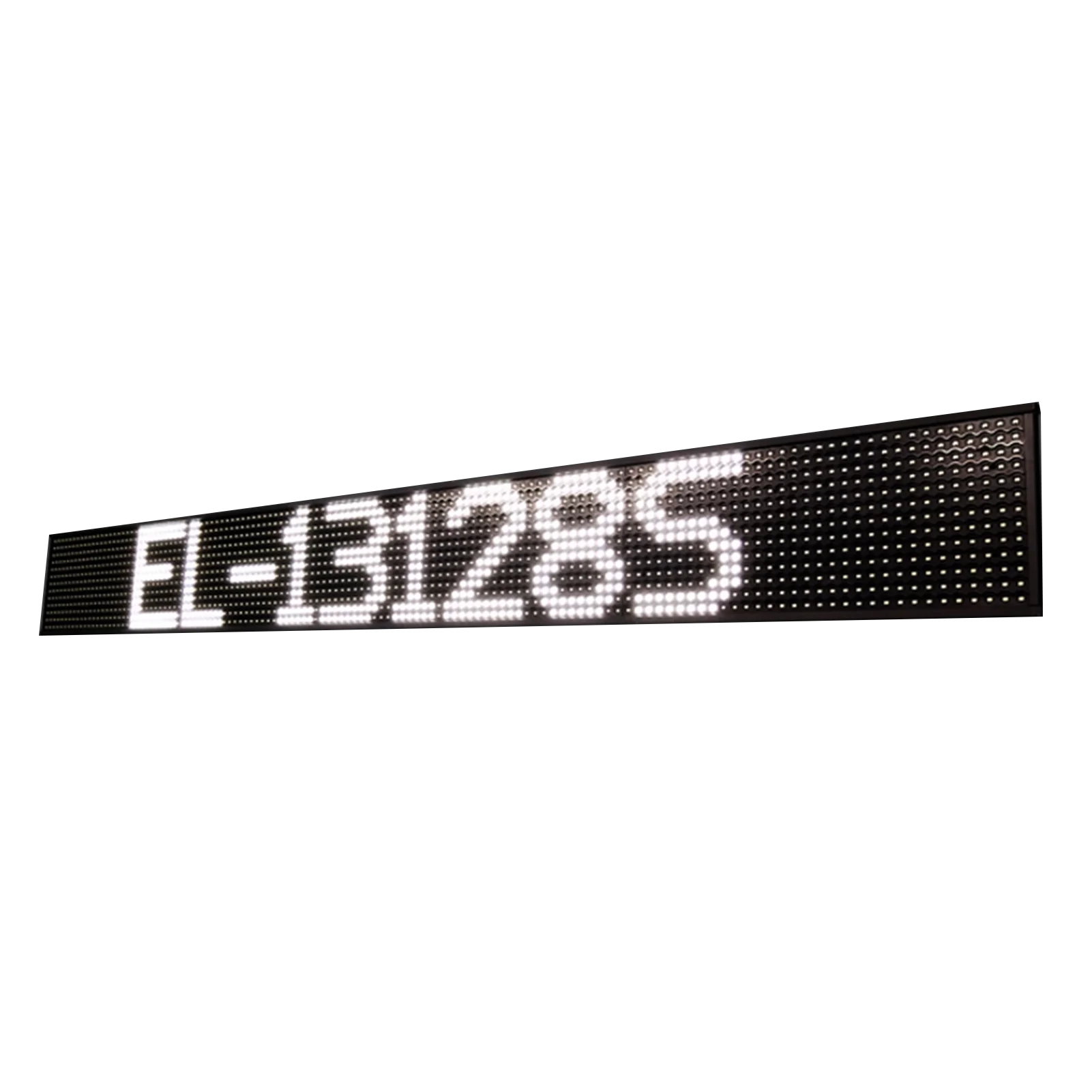 Hot sale bus transit white programmable moving text LED destination sign display screen