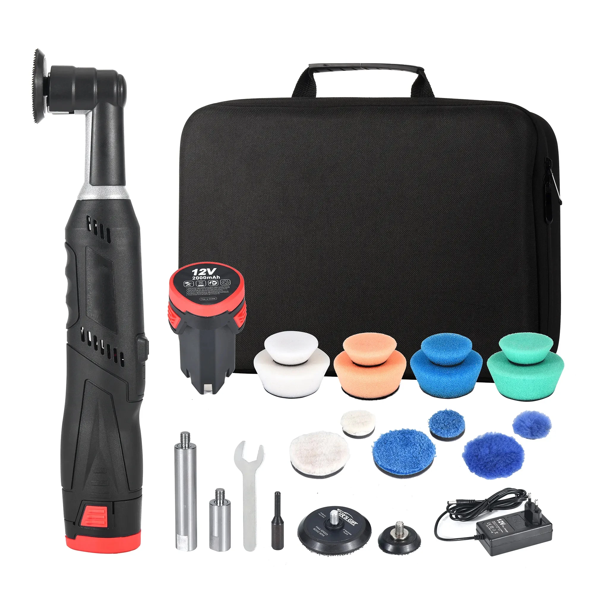 Factory OEM 1100W cheap Electric buffing machine Hongjie hot sale rotary polisher auto polisher