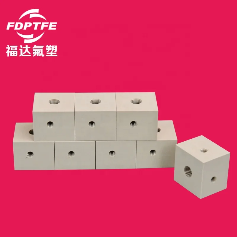 FUDA hot sale cnc machining peek PTFE flange bearing factory price