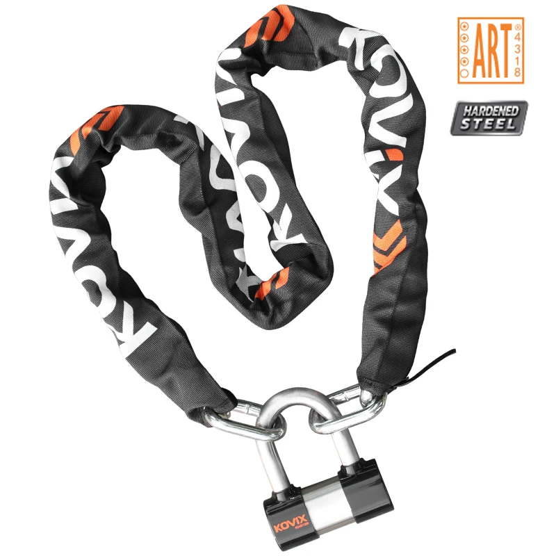 Reinforced Hardened Steel Round Chain Chain And Lock Bike Scooter Motorcycle Anti-Theft Chain Lock