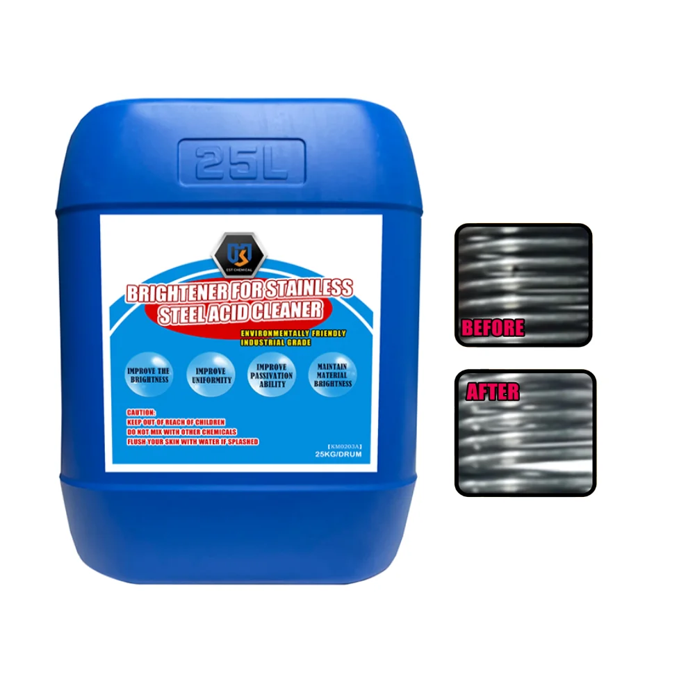 Heavy duty rust remover chemical surface brightener pickling solution for stainless steel
