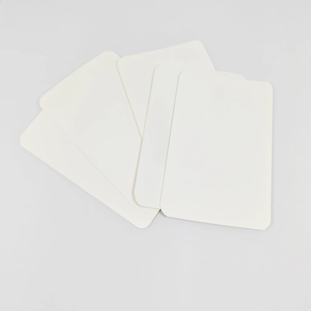 Waterproof sublimation PET business cards blank bank cards heat press custom name cards