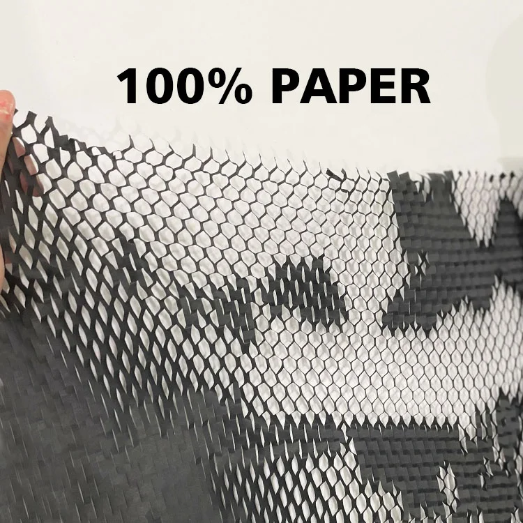 Factory transport package material special packaging rolling paper virgin wood pulp paper eco honeycomb wrapping paper