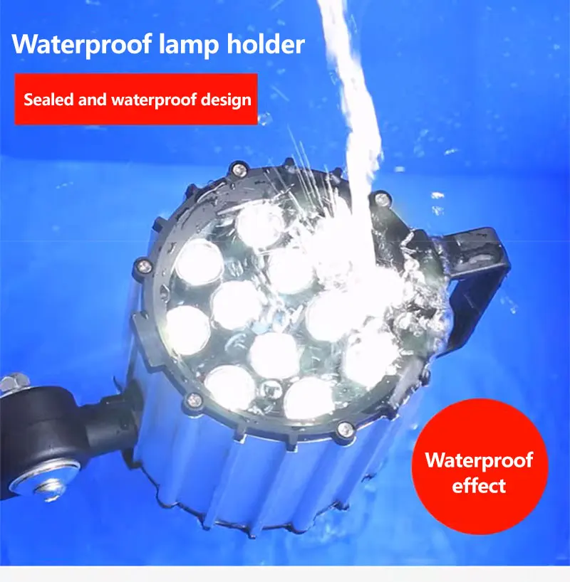 18W led work light IP67 waterproof folding long arm light CNC engraving machine spring machine lighting