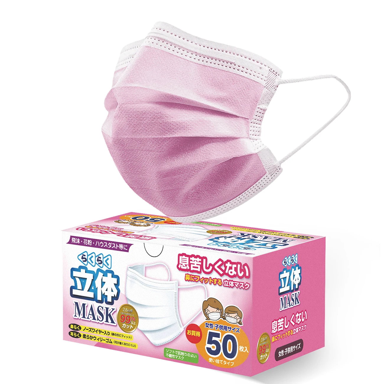 Manufacturer Price Xiantao Junhui Masque jetable Disposable Face Mask for Children