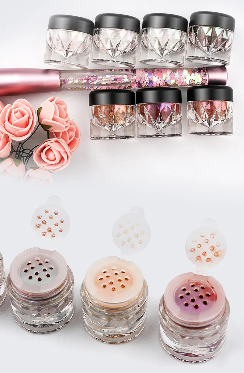 Private Label Mineral shimmer 9color pigment loose Eyeshadow Powder Makeup Cosmetics vendor