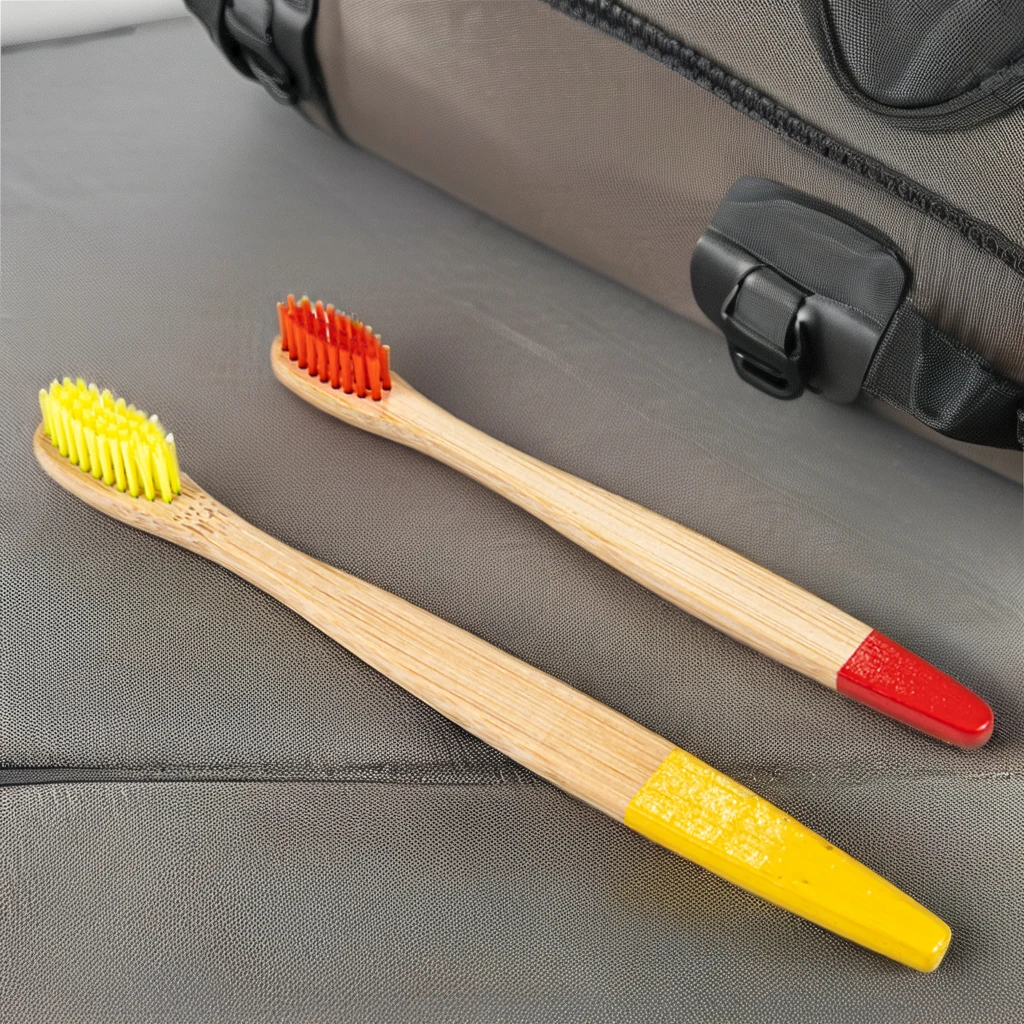 Top sales Manufacturer Organic Bamboo Natural Reusable Biodegradable Eco Friendly Black Soft Bamboo Tooth Brush for Vietnam