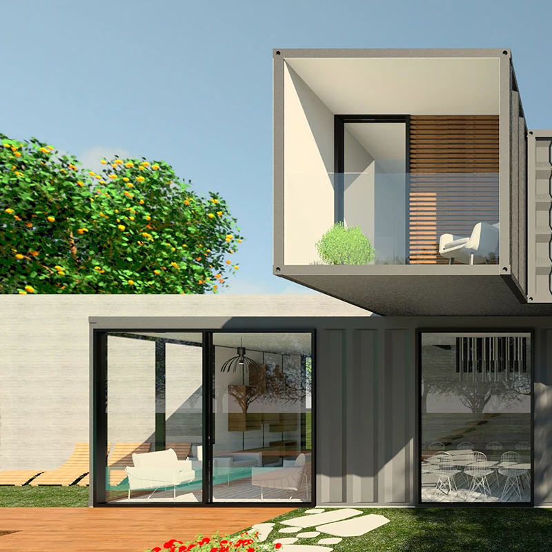 Стальной сборный дом филиппинские жилые контейнерные дома