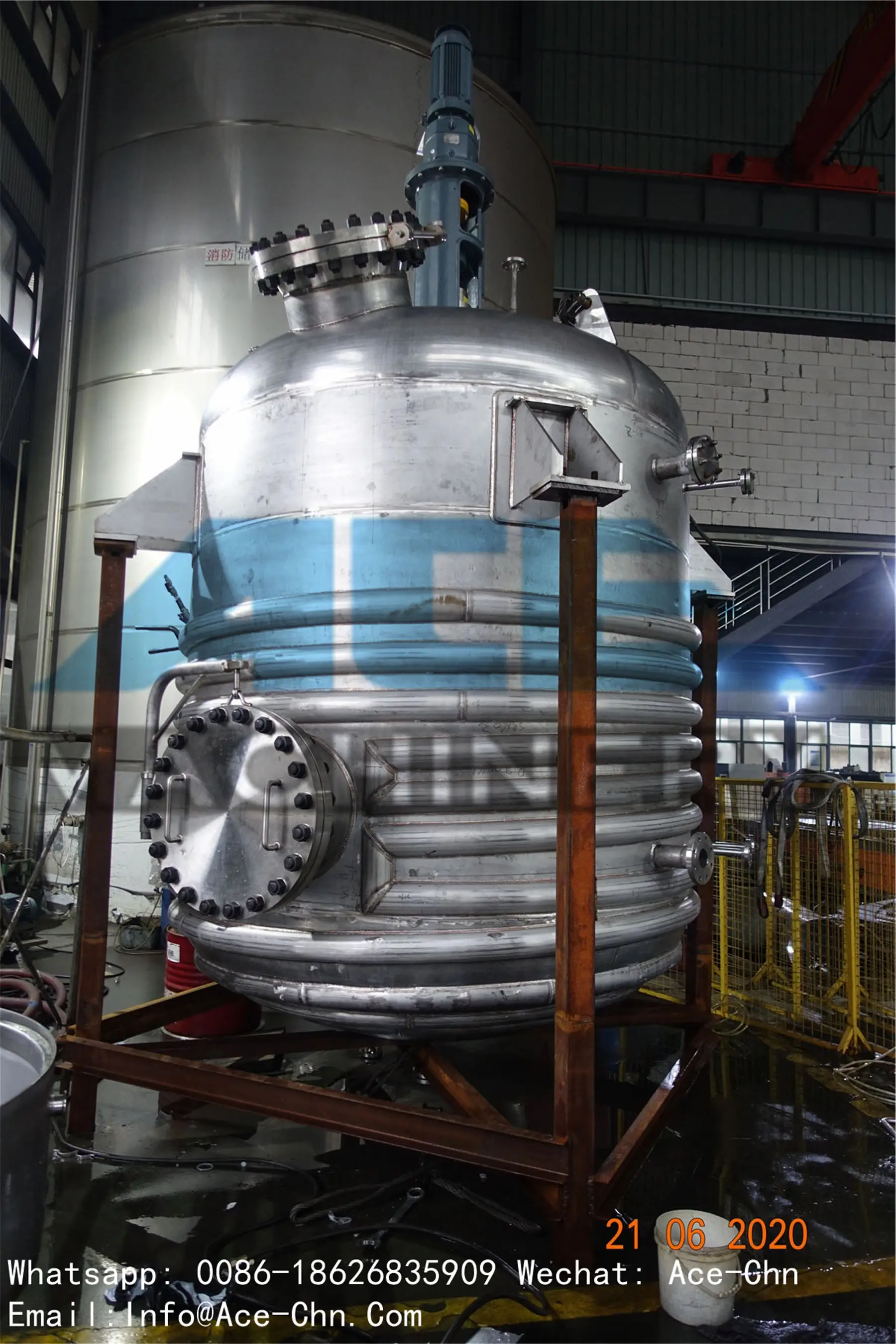Ace Food Gel Nut Paint Liquid Mixer Machine / Domestic Soap Mixing Tank Manual
