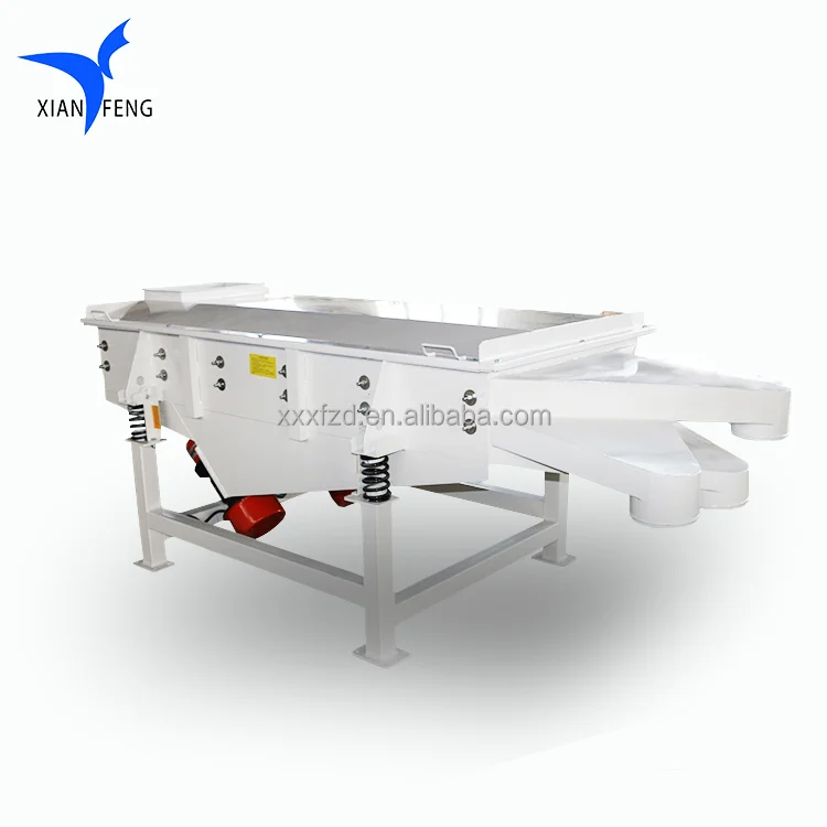 Mobile linear vibration screening machine Sichuan pepper grading rectangle vibration sifter