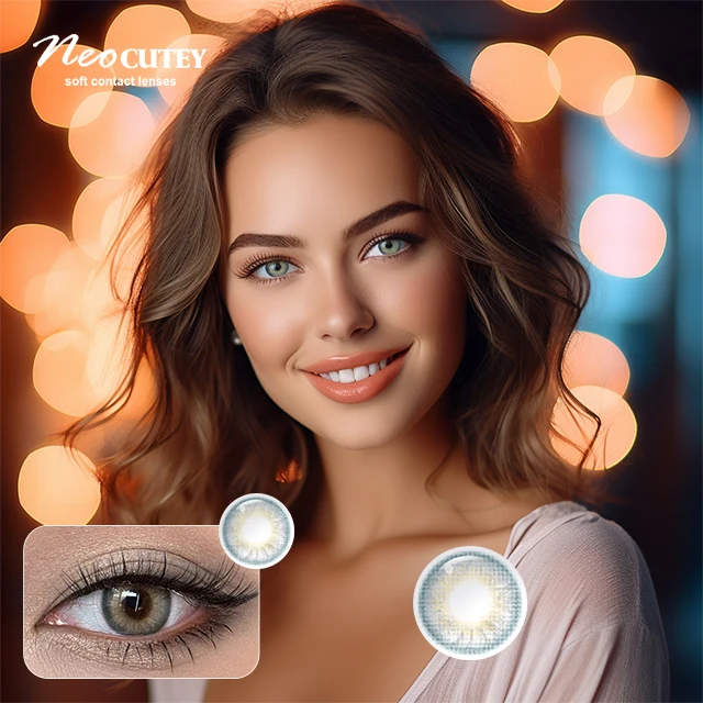 contact lenses wholesale dilated pupils natural grey color from Korea contact lenses