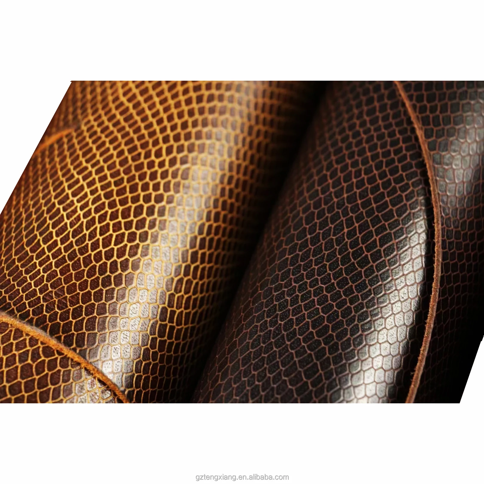 100% cowhide naturally head layer oily skin embossed snake embossed cow skin genuine leather for bag shoes