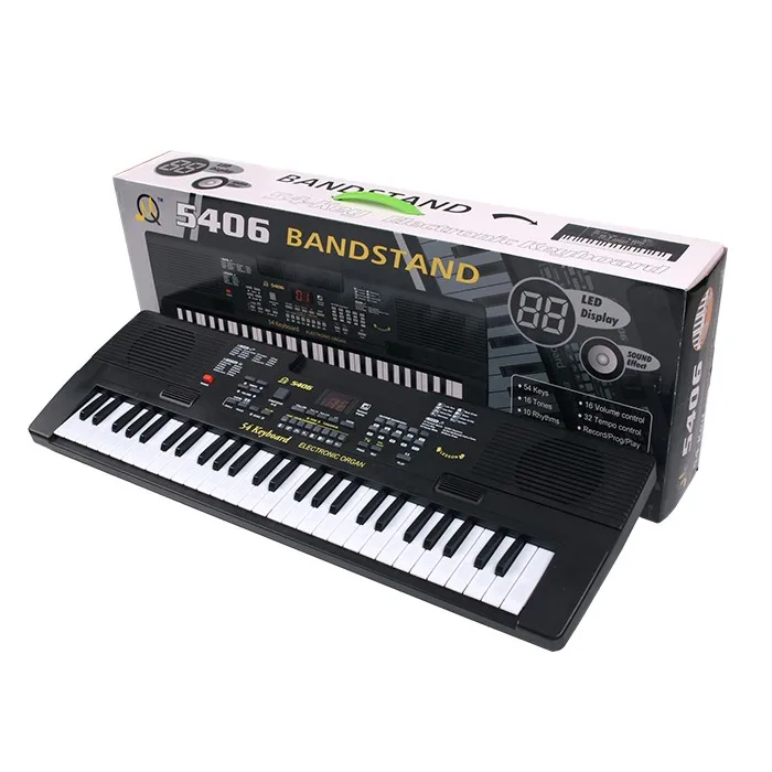 factory outlet hot sale 54 Keys Electronic Organ Digital Piano Musical Instruments electronic Keyboard