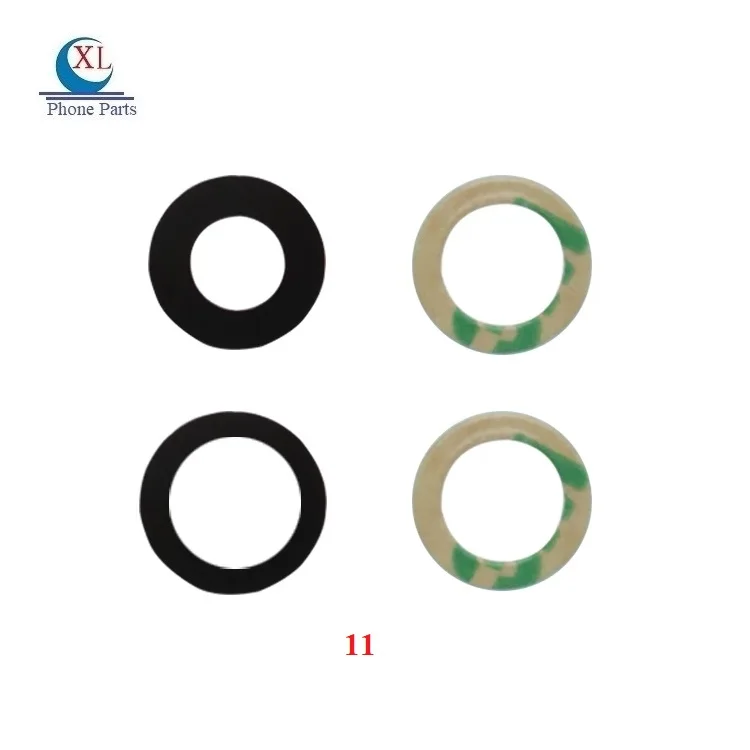 Стеклянный объектив задней камеры для iPhone 14 13 12 11 Pro Max 14 Plus 13 12 Mini Xs задняя камера объектив клейкий стикер Замена