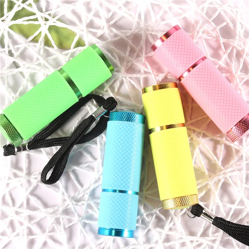 Portable Mini Professional 9w LED Nail Dryer For UV Gel Nail Polish Flashlight Dryer Torch For Nail Painting Beautiful Tools