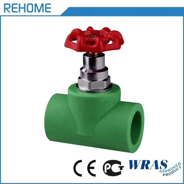 32mm Custom Plumbing Materials Female 1/2 Ball Valve Ppr Pp-r Plastic Polypropylene PPR Pipe Fittings for Water Supply