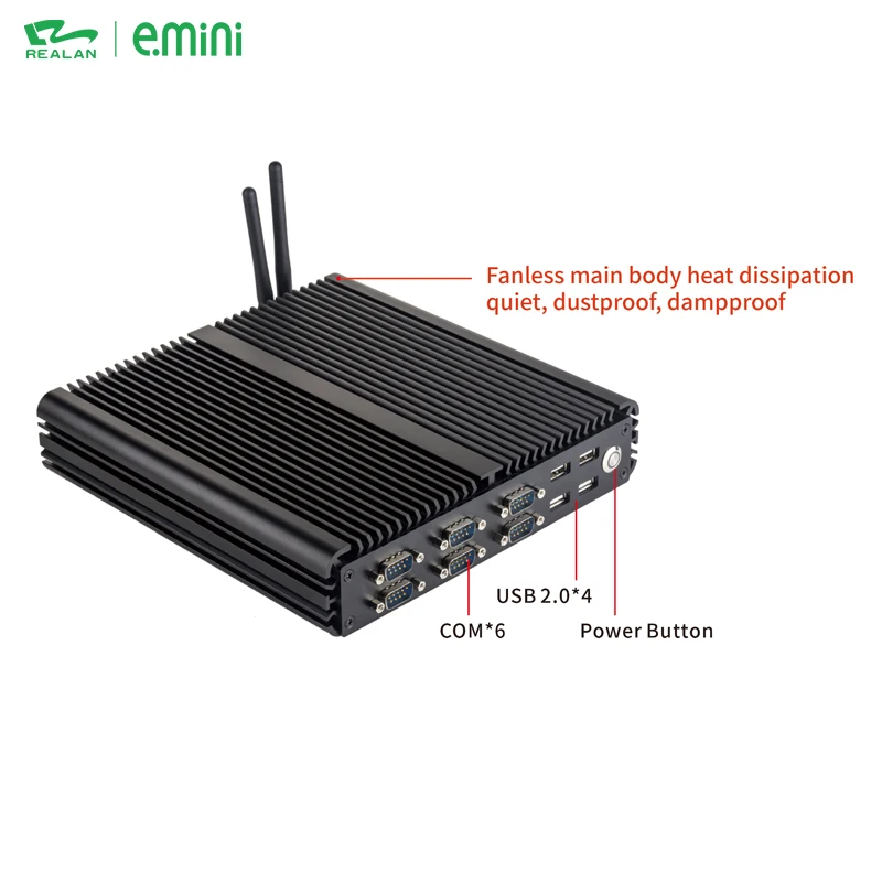 Realan mini itx lvds electronics mainboard for compact desktop industrial computer