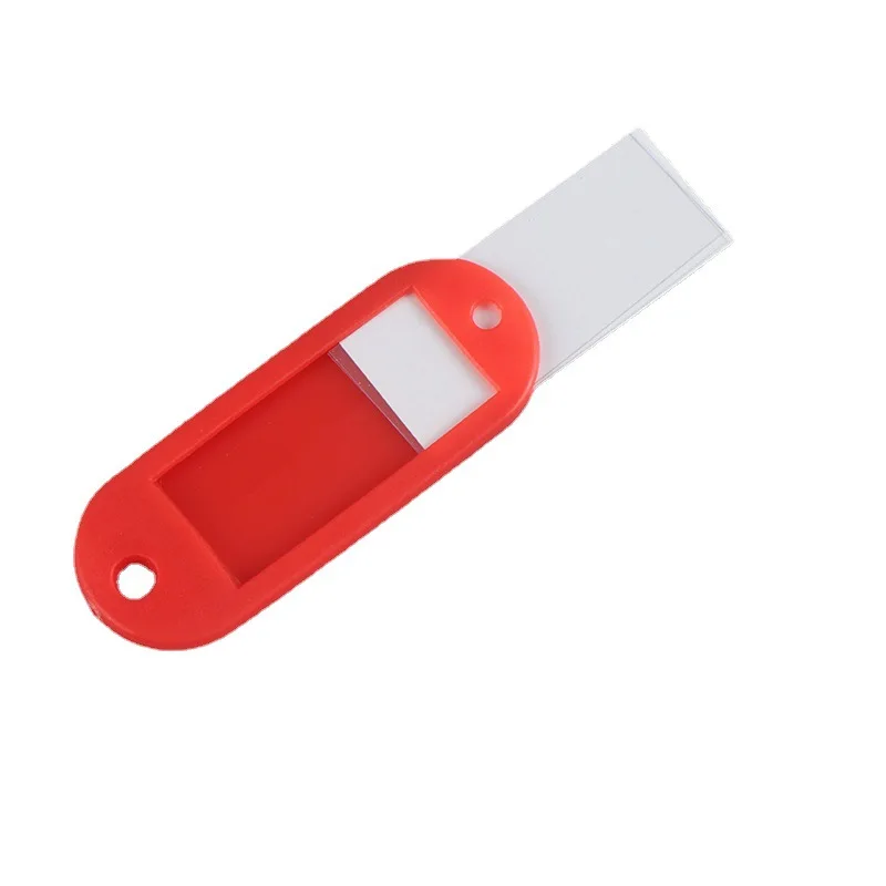 mix color clear plastic key storage management card PVC key tags ID label name tags key holder