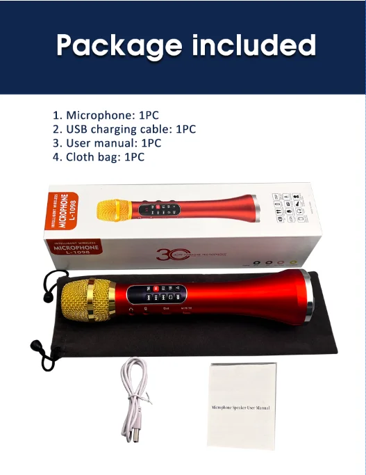 Dewant L-1098 30 Вт professionnel оригинальный Высокочувствительный междугородние мощный blouthoth беспроводной микрофон для