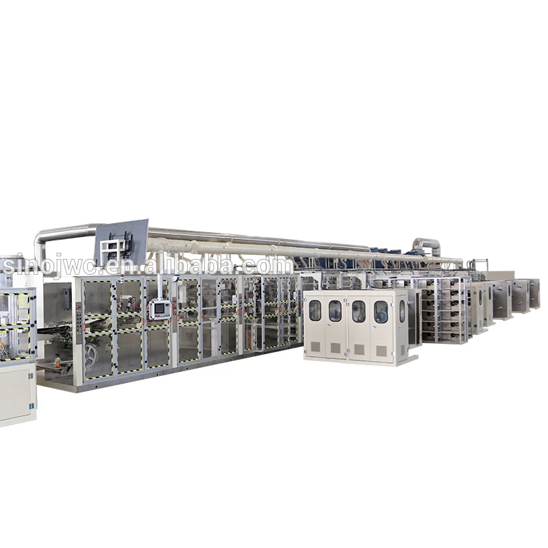 full servo pull up baby diaper production line equipment with CE certificate