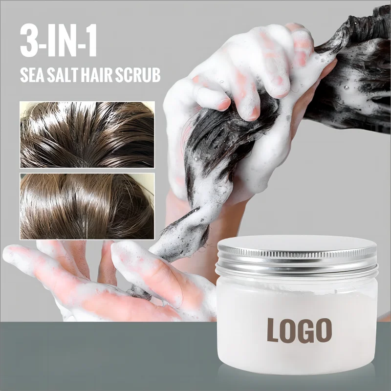 Hair Scalp Scrub for Purifying Anti-Dandruff Rosemary Mint Water Natural Exfoliator Peppermint Scalp Scrub