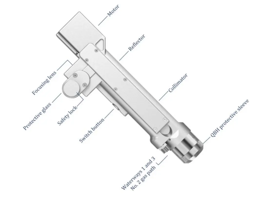 Ручная высокоскоростная машина для лазерной очистки древесины Cnc краска лазер удаления ржавчины с CE ISO
