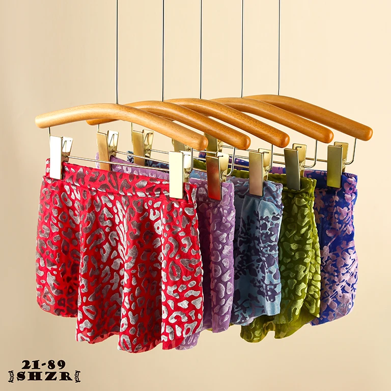 Hot Sales New Arrivals Fabric Burn Out Low MOQ Floral Design Dance Training Performance Ballet Mini Skirts