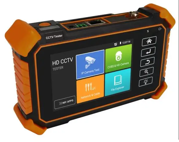 2022 Gold 4 inch wrist All in one Full hd 8K IP TVI CVI AHD camera security camera tester cctv tester IPC-1910 Plus