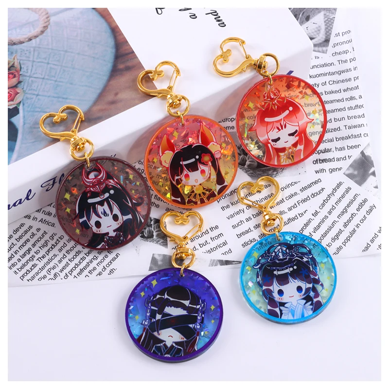 glitter keychain custom logo color Material Key tags promotional blank plastic Retro vintage motel room hotel keychain