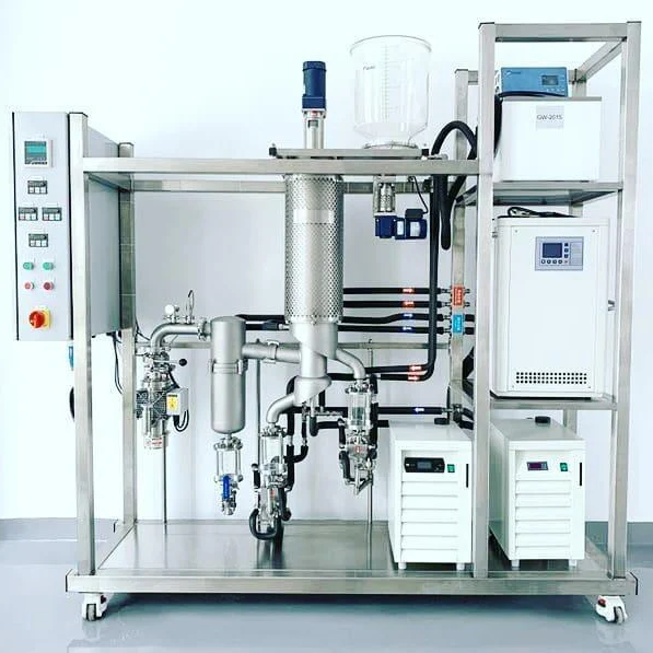 Cold Extraction Machine Alcohol Industrial Ethanol Centrifugal Separation Platform with Chiller Solvent Tank
