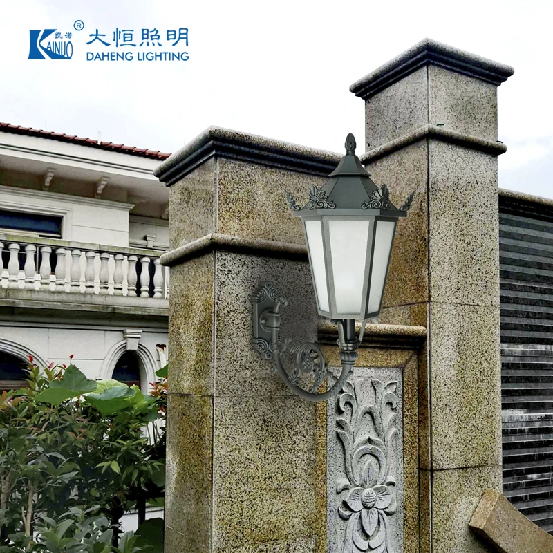 Classic antique lantern shape exterior wall lamp outdoor lighting with ETL/CE certification DHK-9188