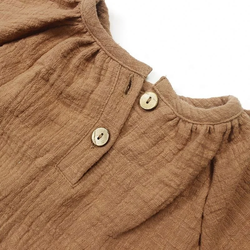 
Trendy Sale Girl Style Blouse Boutique Kids Casual Wear Clothing Button Design Shirt 