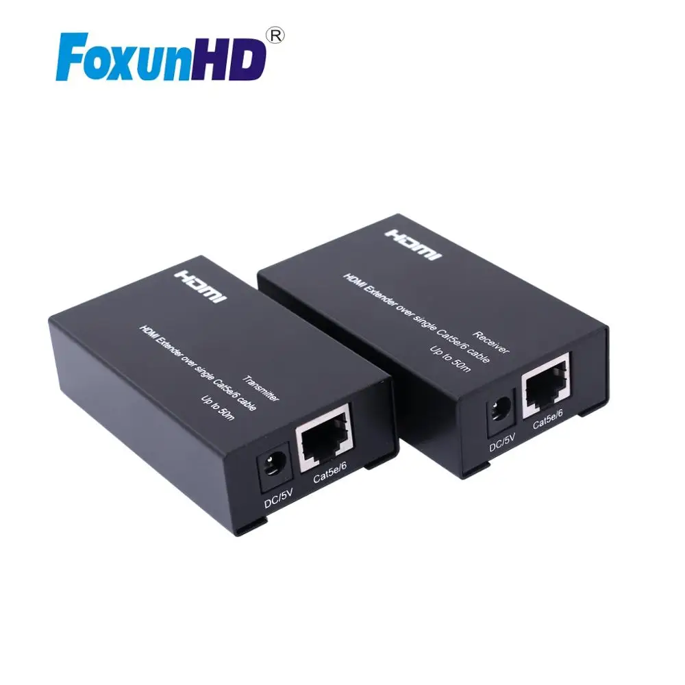 HD 1080p HDMI Extender Support EDID Copy Function, 3D Displaying, Transmit 50m Without Signal Loss