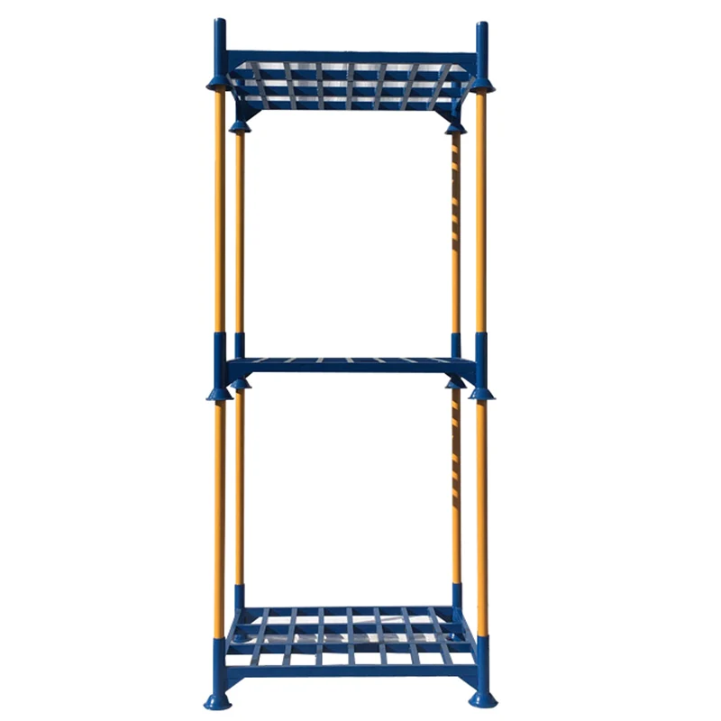 warehouse steel metal portable stacking storage rack stillage