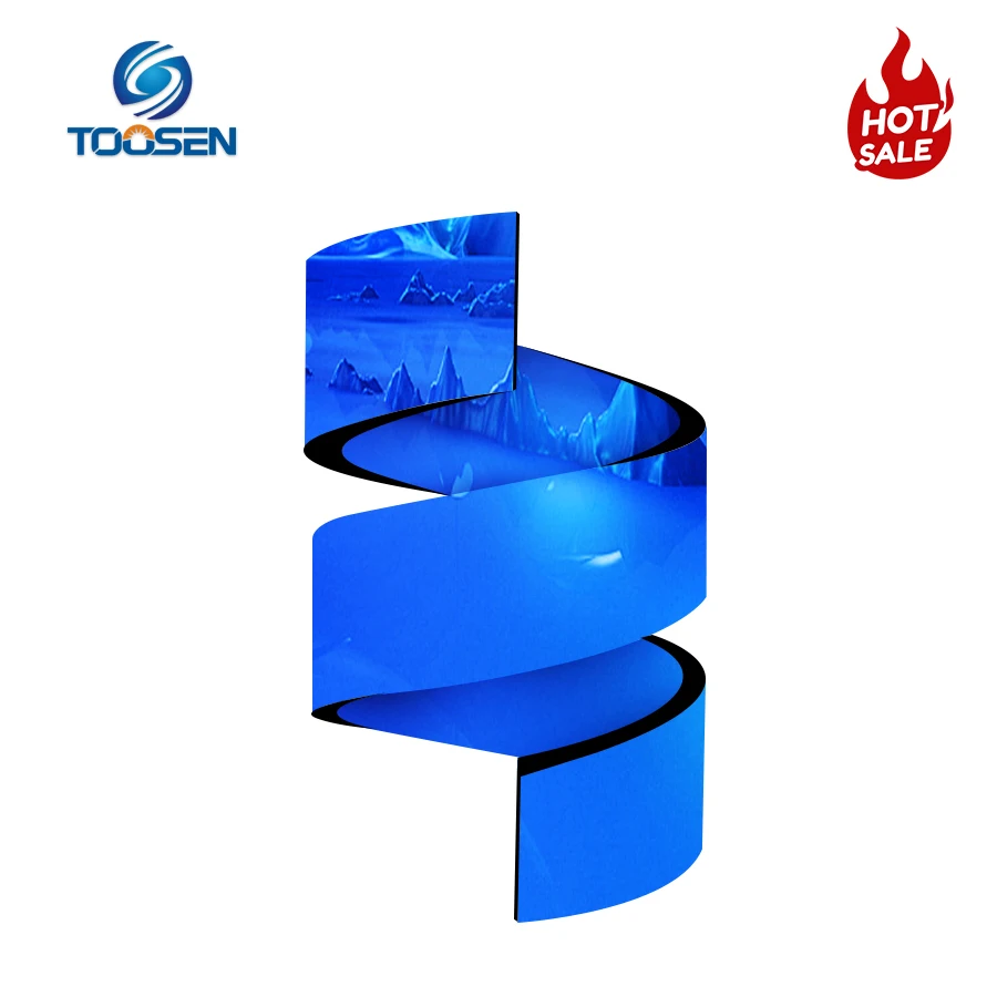 Suppliers Hanging Indoor Flexible Led Screen P1.8 P2 P2.5 Curve Led Panel Display Circular Soft Cylindrical Hd Led Video Wall