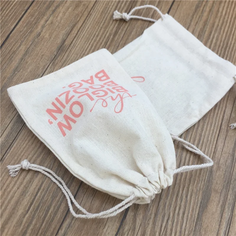 Custom Drawstring Muslin Gift Bag First Aid Cotton Hangover Kit Bag,Wedding Favor survival kits recovery bags