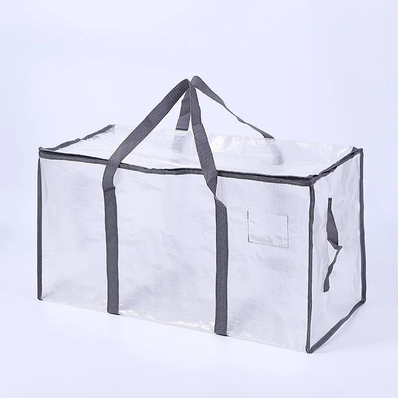 Transparent PP storage Home storage Moving bag doggy bag
