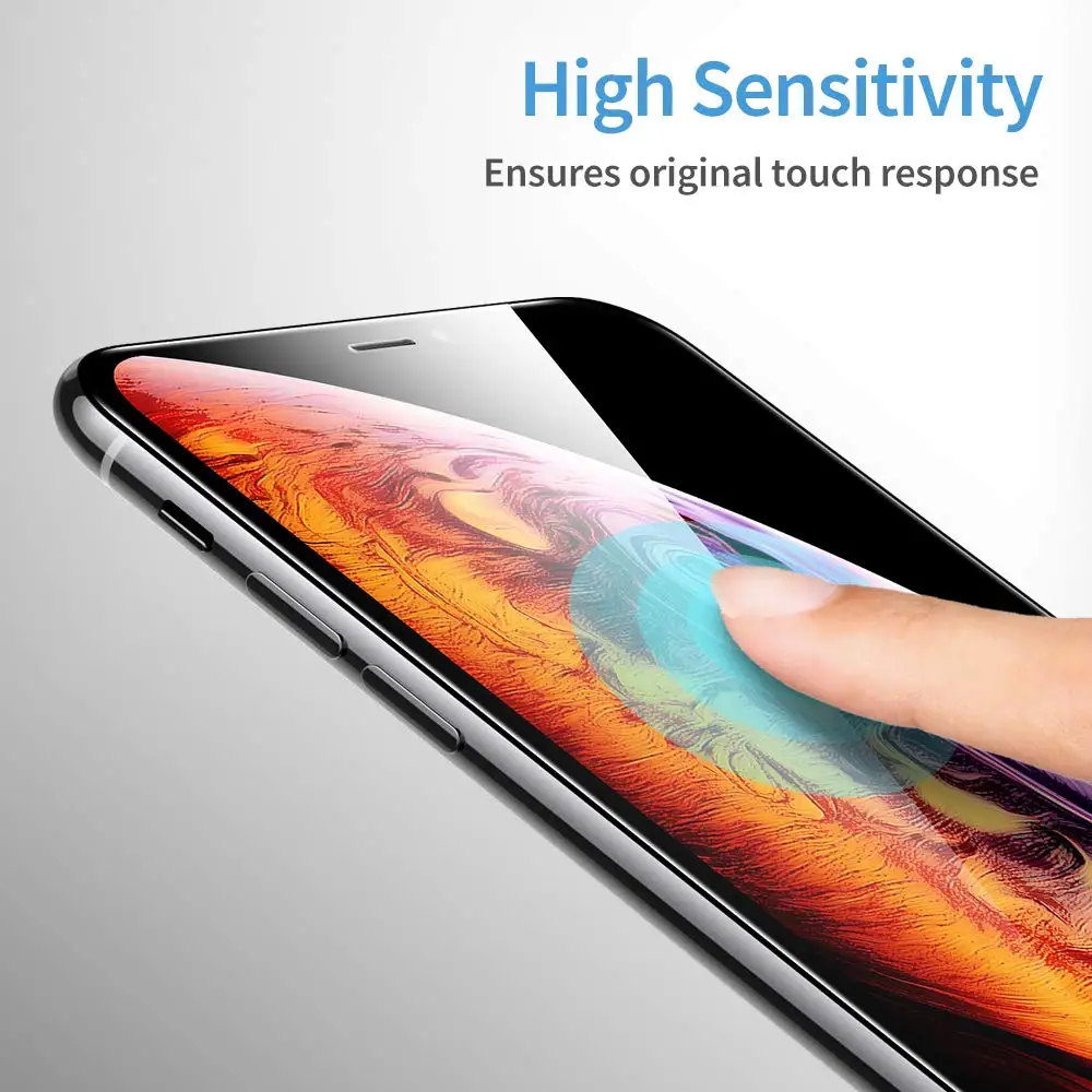Закаленное стекло для iPhone 11 Pro защита экрана 3x прочная Max