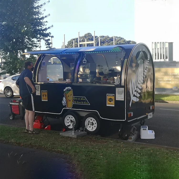 Mobile Caravan Ice Cream Truck Hot Dog Cart Food Trailer