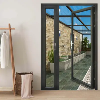 Beijing 80 Broken Bridge Aluminum Casement Windows Factory-Personalized Sealing Sound Insulation Balcony Doors and Windows
