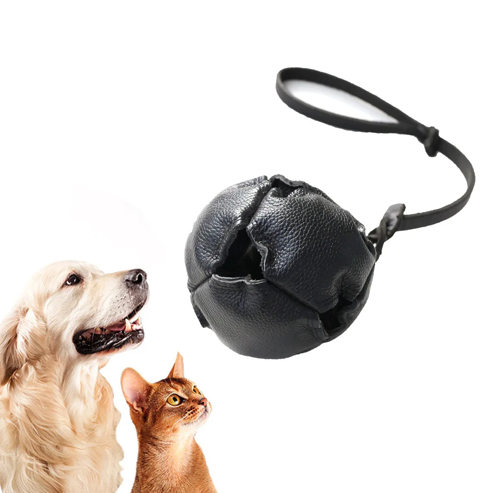 Puppy Small and Medium-sized Dog Training Cowhide Ball Training Supplies Tearing Ball Pet Interactive Toys Vent Bite Ball