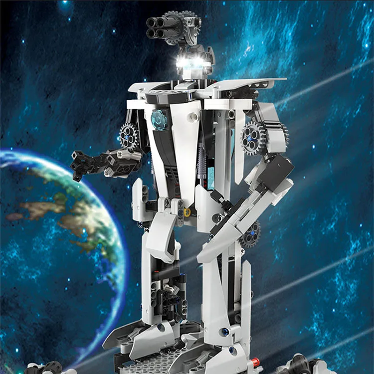 
High standard quality childrens programming build block model robot kit toy with LEGOS 