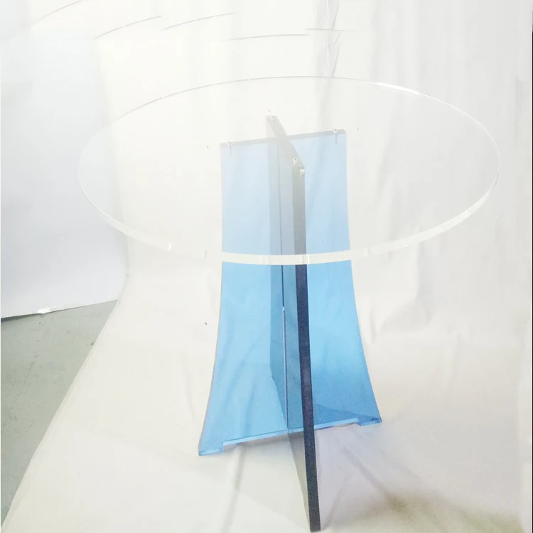 Современный акриловый обеденный стол для чая круглой формы на заказ