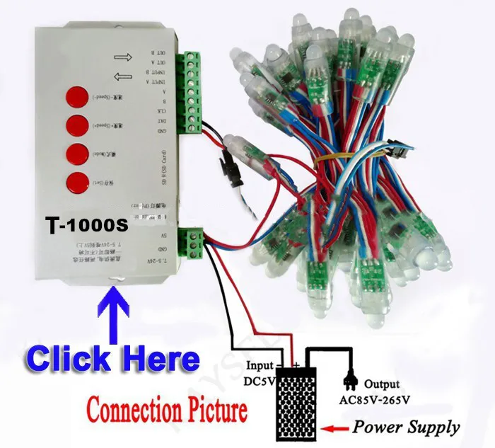 pixel led light 1903 12mm RGB led pixel 5V 12V