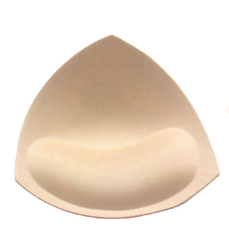 
HL-Z-26 Factory Direct Sale Triangular Foam Molded Bra Cups for Swimwear or Bikinis 