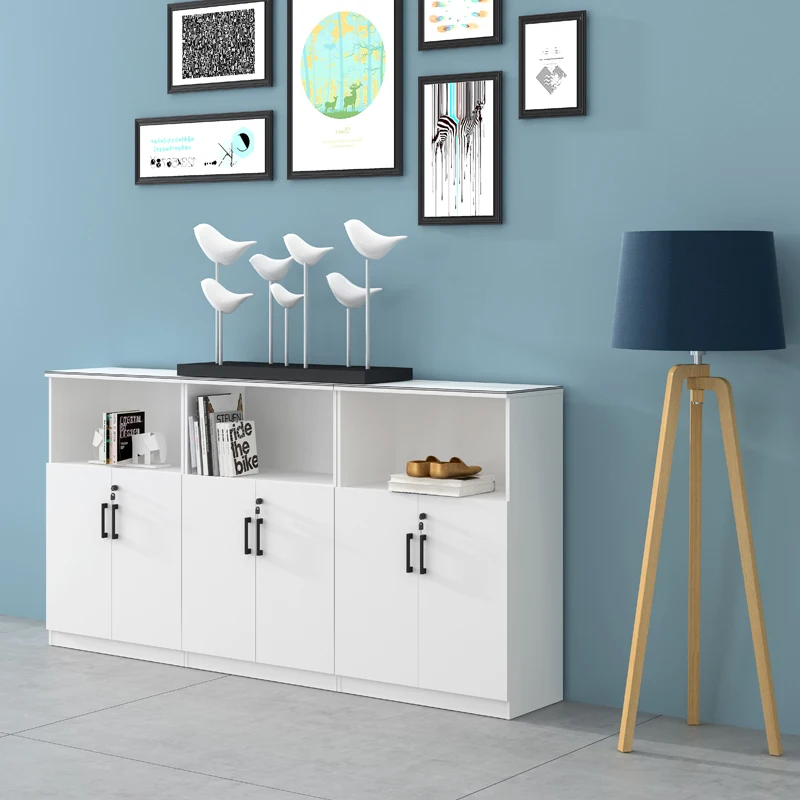 High Quality Cupboards Filing Locker Full Height Documents Office Wood Storage Cabinet Solid Wood Bookcase Filing Cabinet