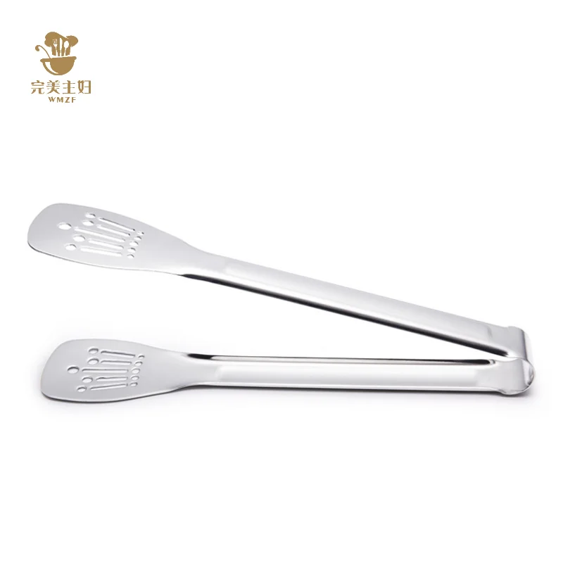 New stainless steel food clamp supplies thickened multi-purpose buffet barbecue steak Tong 9 Inch bread clip