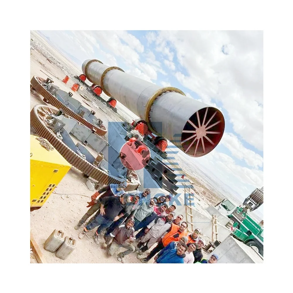 300tpd Dolomite bauxite kaolin rotary kiln equipment for sale