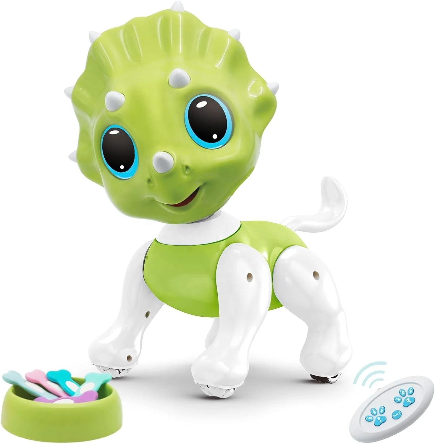 RC Dinosaurs Toys- Remote Control Robot Toy with Interactive Gestures, Program, Walking and Dancing